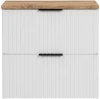 Szafka pod umywalkę 60 cm ADEL WHITE z blatem 60 cm