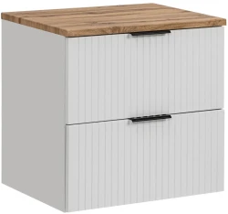 Zestaw mebli łazienkowych ADEL WHITE szafka 60 cm z blatem 60 cm