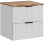 Szafka łazienkowa 60 cm ADEL WHITE z umywalką SMILE i blatem 60 cm