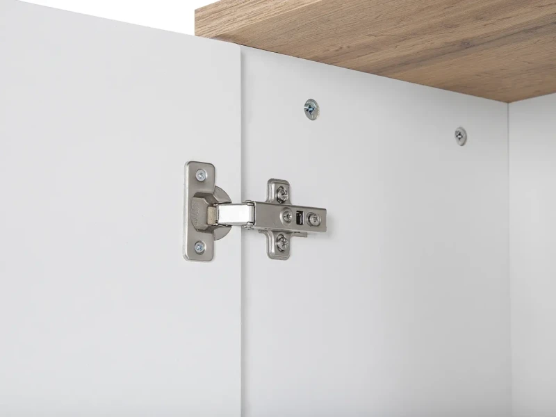 Zestaw mebli łazienkowych BW SPRIT A100 biały z szafką pod umywalkę 100 cm - 5 elementów