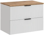 Zestaw mebli łazienkowych ADEL WHITE szafka 80 cm z blatem 80 cm