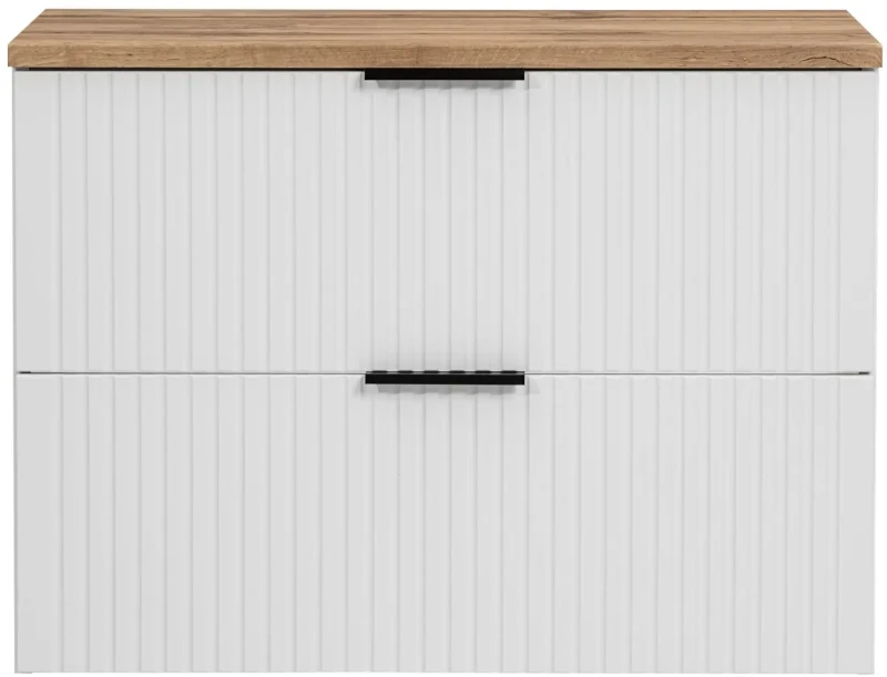 Szafka łazienkowa 80 cm ADEL WHITE (szafka pod umywalkę ADEL WHITE 82-80-B-2S)