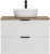 Szafka łazienkowa 80 cm ADEL WHITE z umywalką SMILE i blatem 80 cm