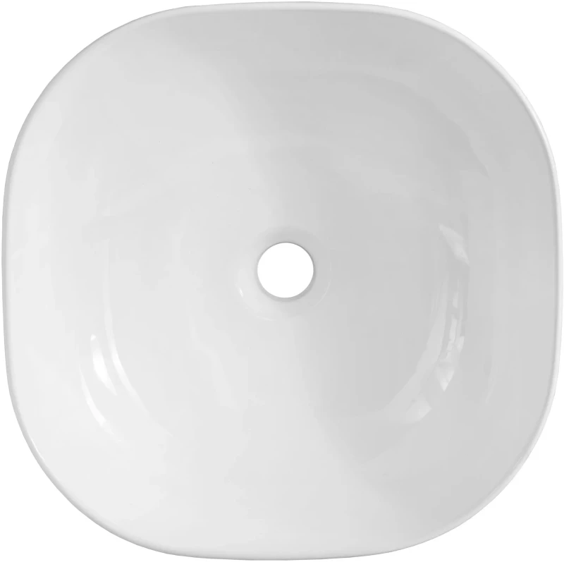 Szafka łazienkowa 80 cm ADEL WHITE (umywalka ceramiczna nadblatowa UM-6252 SMILE 40 DP)