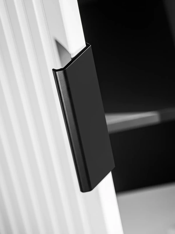 Szafka łazienkowa 80 cm ADEL WHITE z umywalką SMILE i blatem 80 cm (uchwyt)