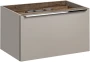 Zestaw mebli łazienkowych SANTA FE TAUPE A3 taupe/dąb vintage z szafką pod umywalkę 80 cm - 6 elementów