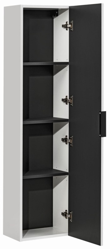 Zestaw mebli łazienkowych ADEL WHITE (słupek wysoki ADEL WHITE 80-01-B-1D)