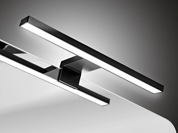Zestaw mebli łazienkowych ADEL WHITE (lampa LED JULIET BLACK 30cm)