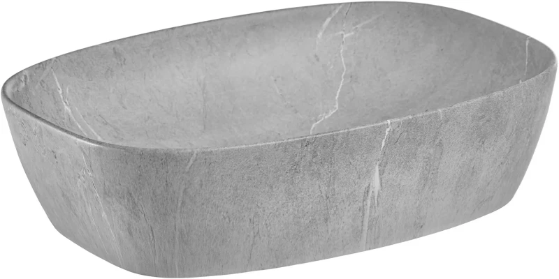 Zestaw mebli łazienkowych ADEL WHITE (umywalka ceramiczna nadblatowa UN-ANNA-MH1)