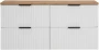Zestaw mebli łazienkowych ADEL WHITE z blatem 120 cm - 3 elementy