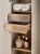 Zestaw mebli łazienkowych SANTA FE TAUPE A1 taupe/dąb vintage z szafką pod umywalkę 60 cm - 6 elementów