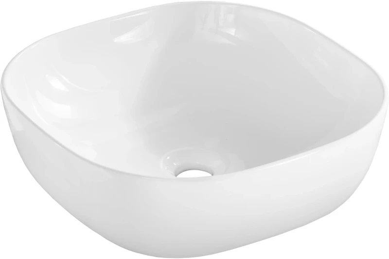 Zestaw mebli łazienkowych ADEL WHITE (umywalka ceramiczna nablatowa UM-6252 SMILE 40 DP)