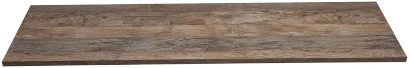 Szafka podwójna łazienkowa 80 cm SANTA FE taupe/dąb vintage z dwoma umywalkami SMILE i blatem 180 cm