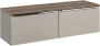 Szafka podwójna łazienkowa 80 cm SANTA FE taupe/dąb vintage z blatem 160 cm