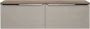 Szafka podwójna łazienkowa 80 cm SANTA FE taupe/dąb vintage z blatem 160 cm