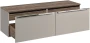 Szafka podwójna łazienkowa 80 cm SANTA FE taupe/dąb vintage z blatem 160 cm