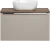 Szafka łazienkowa 80 cm SANTA FE taupe/dąb vintage z umywalką SMILE i blatem 80 cm
