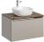 Szafka łazienkowa 80 cm SANTA FE taupe/dąb vintage z umywalką SMILE i blatem 80 cm
