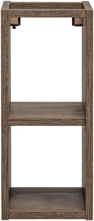 Szafka podwójna łazienkowa 60 cm SANTA FE taupe/dąb vintage z blatem 140 cm