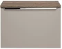 Szafka podwójna łazienkowa 60 cm SANTA FE taupe/dąb vintage z blatem 120 cm