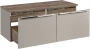 Szafka podwójna łazienkowa 60 cm SANTA FE taupe/dąb vintage z blatem 120 cm
