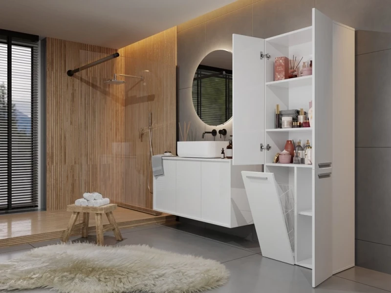 Szafka łazienkowa Emil I Biały mat