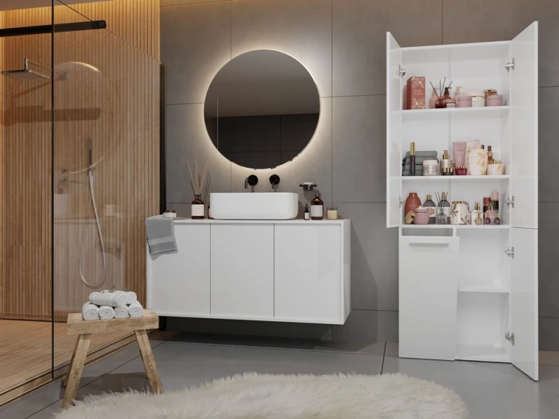 Szafka łazienkowa Emil I Biały mat