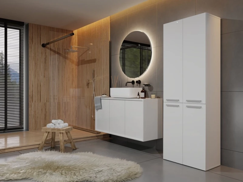 Szafka łazienkowa Emil I Biały mat