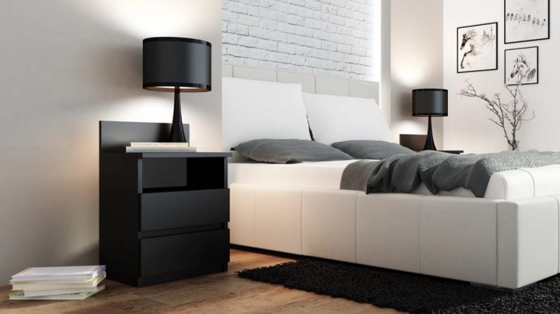 Szafka nocna Malwina I Czarna