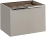 Zestaw mebli łazienkowych SANTA FE TAUPE z umywalką SMILE i blatem 60 cm - 3 elementy