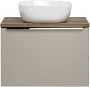 Zestaw mebli łazienkowych SANTA FE TAUPE z umywalką SMILE i blatem 60 cm - 3 elementy