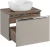 Zestaw mebli łazienkowych SANTA FE TAUPE z umywalką SMILE i blatem 60 cm - 3 elementy