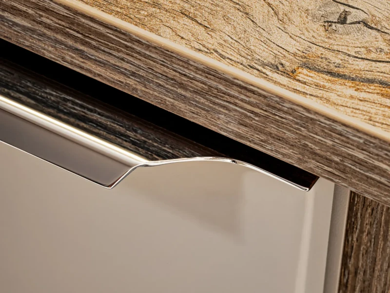 Zestaw mebli łazienkowych SANTA FE TAUPE z umywalką SMILE i blatem 60 cm - 3 elementy