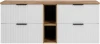 Zestaw mebli łazienkowych ADEL WHITE z blatem 140 cm - 4 elementy
