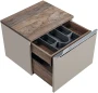 Zestaw mebli łazienkowych SANTA FE TAUPE z blatem 60 cm - 2 elementy