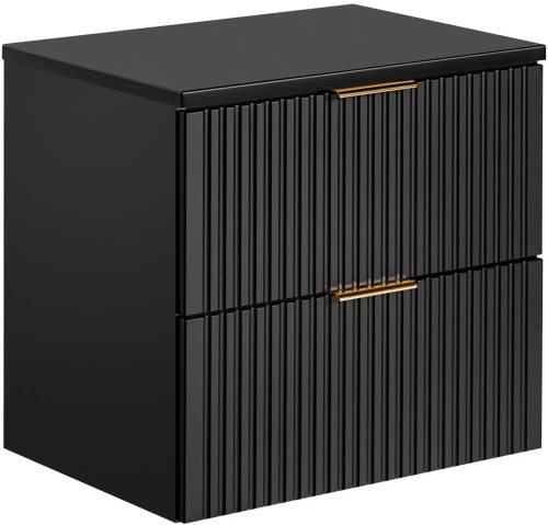 Zestaw mebli łazienkowych ADEL BLACK szafka 60 cm z blatem 60 cm