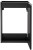 Szafka łazienkowa 40 cm ADEL BLACK (szafka pod umywalkę ADEL BLACK 82-40-B-1D)