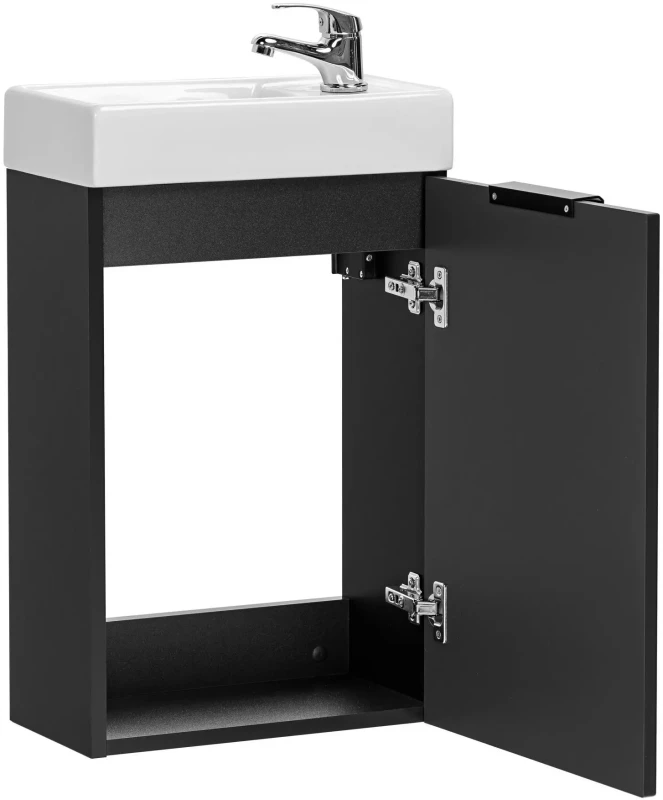 Szafka łazienkowa 40 cm ADEL BLACK z umywalką Vedea