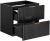 Szafka łazienkowa 60 cm ADEL BLACK (szafka pod umywalkę ADEL BLACK 82-60-B-2S)