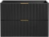 Szafka pod umywalkę 80 cm ADEL BLACK (szafka pod umywalkę ADEL BLACK 82-80-B-2S)