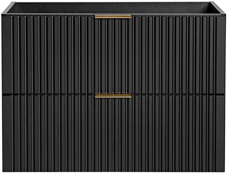 Szafka pod umywalkę 80 cm ADEL BLACK (szafka pod umywalkę ADEL BLACK 82-80-B-2S)