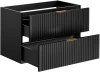Szafka pod umywalkę 80 cm ADEL BLACK (szafka pod umywalkę ADEL BLACK 82-80-B-2S)