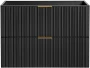 Szafka łazienkowa 80 cm ADEL BLACK (szafka pod umywalkę ADEL BLACK 82-80-B-2S)