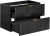 Szafka łazienkowa 80 cm ADEL BLACK (szafka pod umywalkę ADEL BLACK 82-80-B-2S)