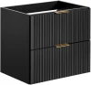 Zestaw mebli łazienkowych ADEL BLACK (szafka pod umywalkę ADEL BLACK 82-60-B-2S)