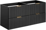 Zestaw mebli łazienkowych ADEL BLACK 120 cm - 2 elementy