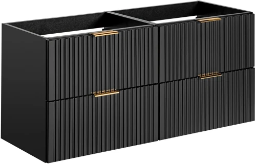 Zestaw mebli łazienkowych ADEL BLACK 120 cm - 2 elementy