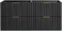 Zestaw mebli łazienkowych ADEL BLACK 120 cm - 2 elementy