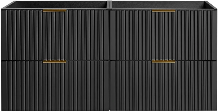 Zestaw mebli łazienkowych ADEL BLACK (2 x szafka pod umywalkę ADEL BLACK 82-60-B-2S)
