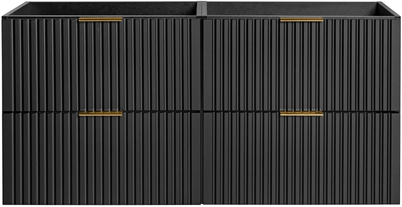 Zestaw mebli łazienkowych ADEL BLACK (2 x szafka pod umywalkę ADEL BLACK 82-60-B-2S)